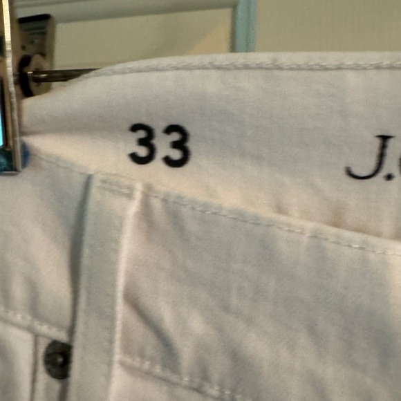 J Crew Slim Boyfriend White Denim Jeans-33 - Picture 8 of 10